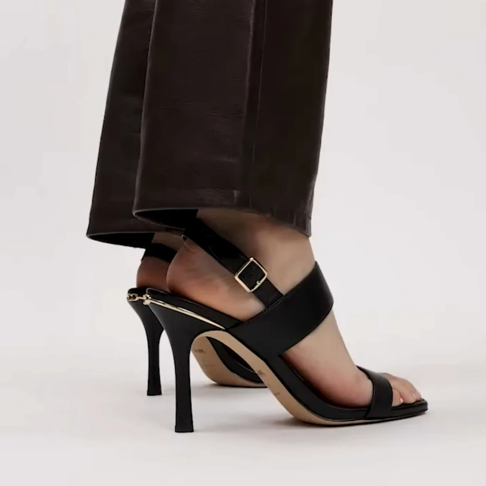 New! Coach Rori Sandal 👡 9.5 In Tan/Beige - Picture 7 of 8